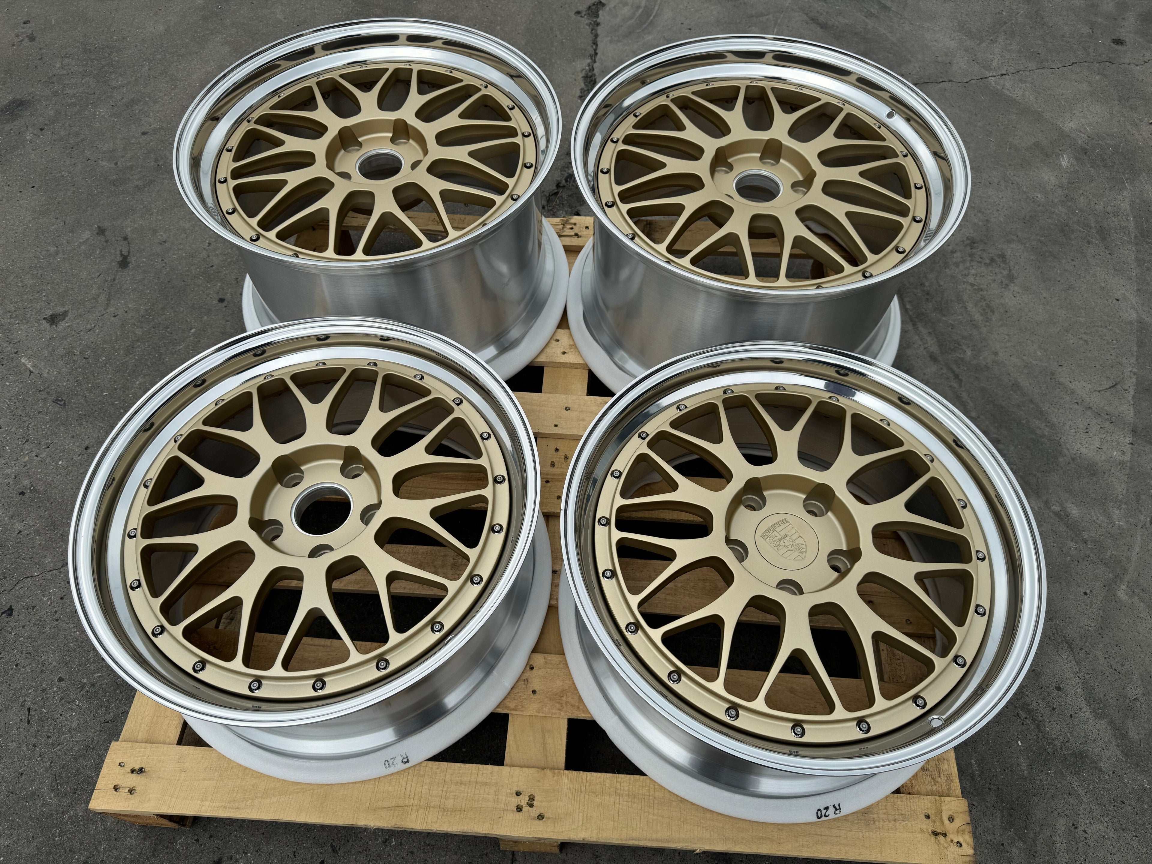 Ronnie Forged High Quality Deep Lip Forged Car Wheels Rims 18 19 20 21 22 Inch 2 Piece Forged Custom Car Wheels 2400