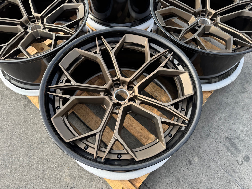 Ronnie Forged High Quality Deep Lip Forged Car Wheels Rims 22 Inch 2 Piece Forged Custom Car Wheels （2600）