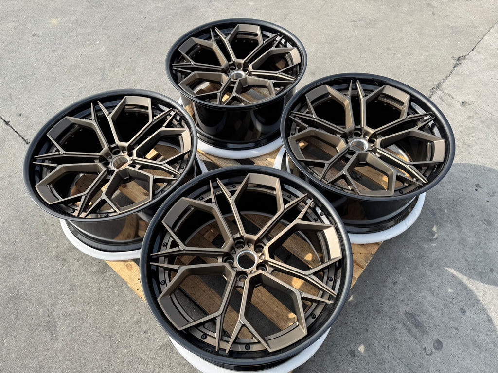 Ronnie Forged High Quality Deep Lip Forged Car Wheels Rims 22 Inch 2 Piece Forged Custom Car Wheels （2600）