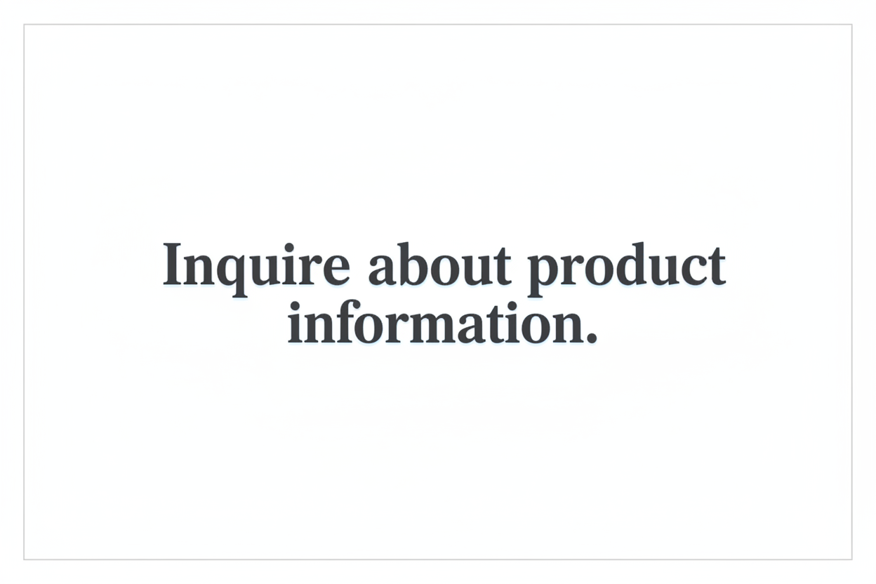 Inquire about product information