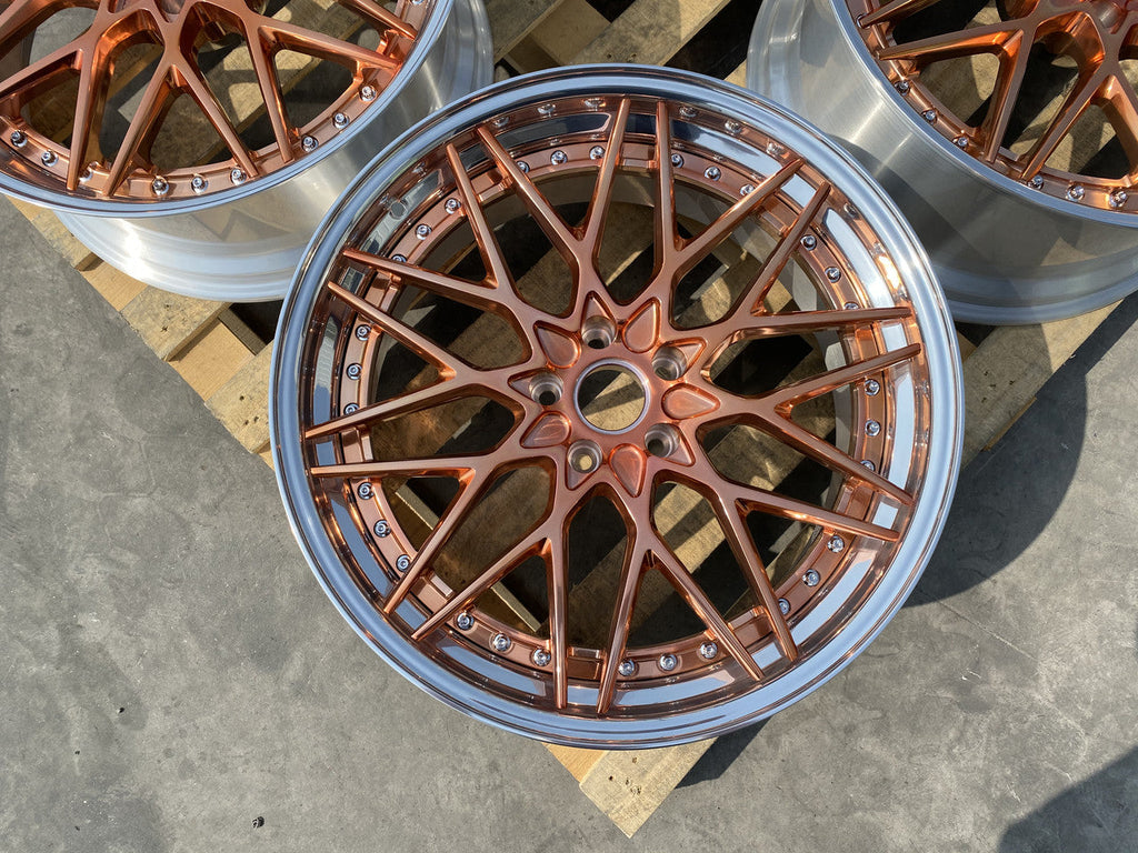 Ronnie Forged High Quality Deep Lip Forged Car Wheels Rims 18 19 20 21 22 Inch 2 Piece Forged Custom Car Wheels - 2P49 image 1